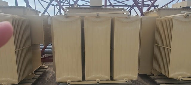 1500 KVA 4160 Delta Primary, 600Y/347 Secondary, Pioneer, step-down transformer, oil filled (x5) - Image 8