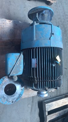 75 HP 1150 RPM Reliance, Frame 405TSC, TEFC, double shaft & C-face, 230/400 Volts - Image 1