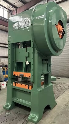 150 Ton, Minster #S1-150-33-33, SSSC press, 3" stroke, 33" R-L, 80 SPM - Image 4