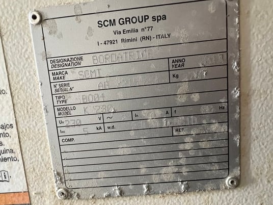 SCMI #Olimpic-K230, Edgebander, 2013 - Image 10