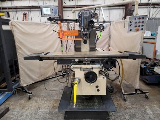 Summit, universal milling machine, 13.7" x59" table, pendant control, 3-Axis AcuRite digital read out - Image 1