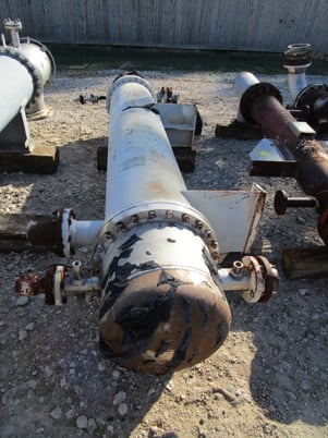 420 sq.ft., 100 psi shell, Southern Heat Exchanger, horizontal, 18 diameter x 8' 0" F/F, 1987 - Image 1