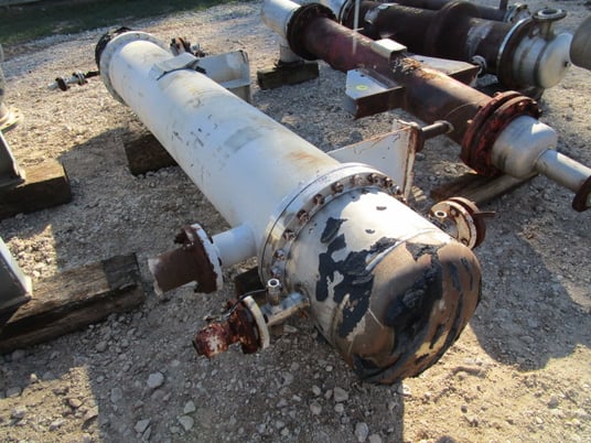 420 sq.ft., 100 psi shell, Southern Heat Exchanger, horizontal, 18 diameter x 8' 0" F/F, 1987 - Image 4