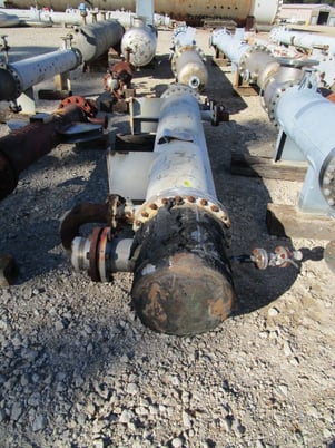420 sq.ft., 100 psi shell, Southern Heat Exchanger, horizontal, 18 diameter x 8' 0" F/F, 1987 - Image 6