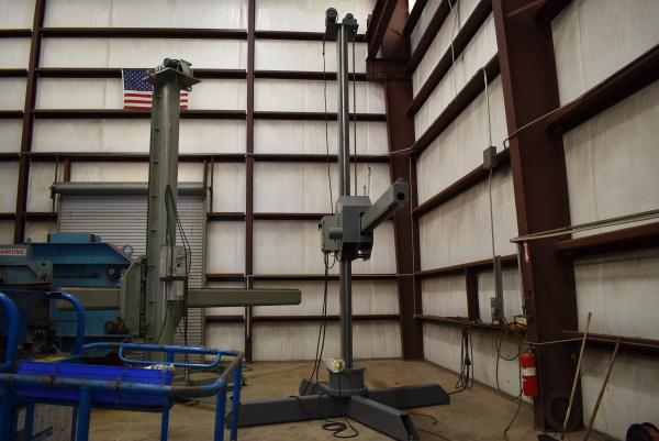 14' x 14' Preston-Eastin #MA-1212HD, welding manipulator, standard x-base, hand pendant controller - Image 4