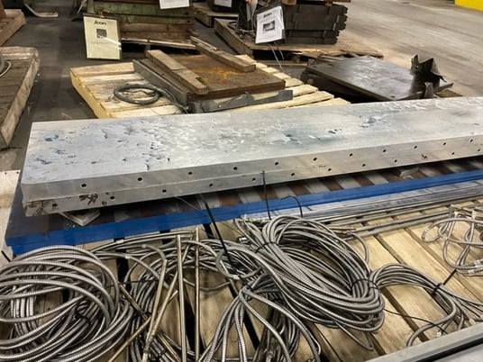 85.5" x 12" x 1.5" Aluminum Electric Platens - Image 5