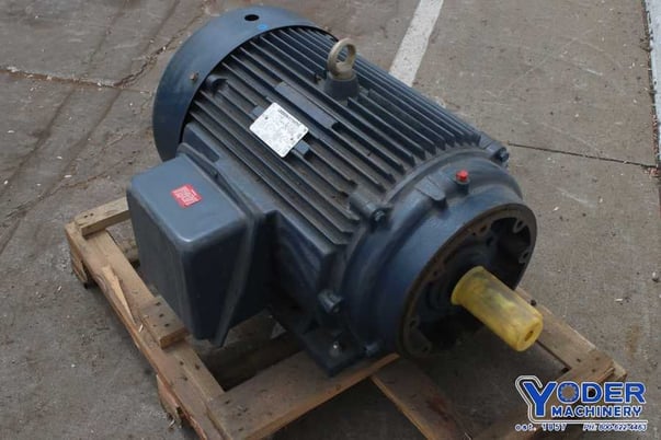 75 HP 1782 RPM Leeson C365T17FK1, Frame 365TC, TEFC, cont duty, 230/460 Volts, new, #76577 - Image 1