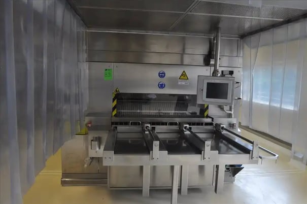 Cleaning Machine, Steriline #VQ1F44, Libra sterilization tunnel, 35000 vial/hr, 3 or 4 ml vial, 1995, S42848 - Image 1