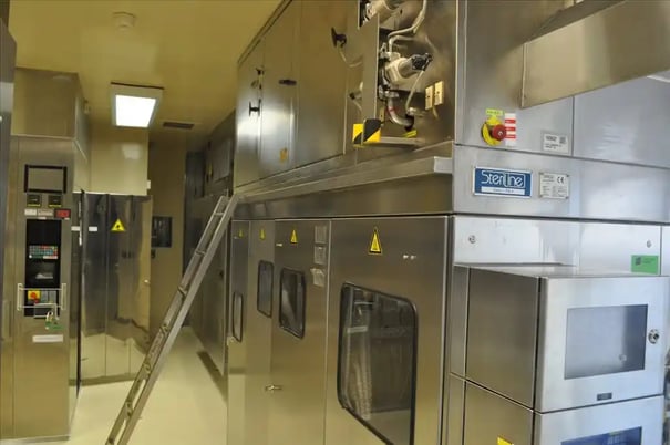 Cleaning Machine, Steriline #VQ1F44, Libra sterilization tunnel, 35000 vial/hr, 3 or 4 ml vial, 1995, S42848 - Image 7