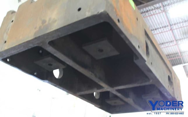 40" x 77-3/4" T-slotted riser table, 4 T-slots, #62464 - Image 5