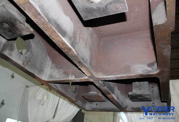 40" x 77-3/4" T-slotted riser table, 4 T-slots, #62464 - Image 8