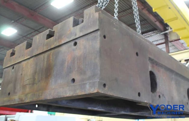 40" x 77-3/4" T-slotted riser table, 4 T-slots, #62464 - Image 10