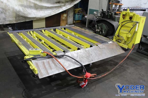 72" Cincinnati #2CV06-H, shear stacker, 20 gauge material, 32" shear passline, 1 HP, #72227 - Image 3