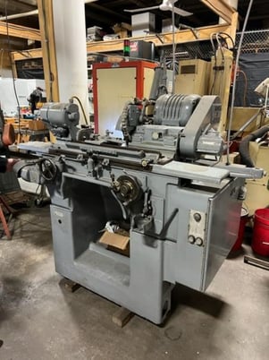 4" x 18" Brown & Sharpe #5, plain cylindrical grinder, power table traverse, automatic infeed & plunge, 1957 - Image 1