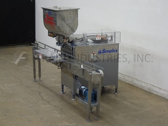 Simplex #F, inline, 2 head piston filler, rated at speeds 2-20 containers per minute, 16-128 ounces - Image 5