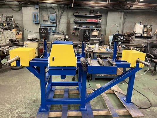 IRM custom brushing machine, single head, 3 HP, 6" max strip width, new - Image 1
