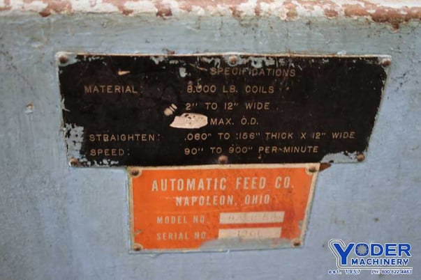 Automatic Feed cradle & straightener, #76366 - Image 3