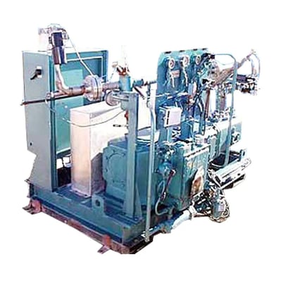 Burton Corblin P123 M82S, Reciprocating Gas Compressor, High Stage, 30 HP, 1990 - Image 3
