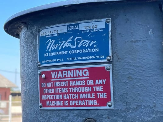 45 Ton, North Star Ice M60-79C, Flake Ice Maker, Ammonia Refrigeration, 1979 - Image 4