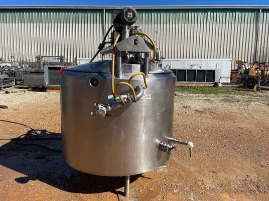 300 gallon Waukesha Cherry Burrell, Process Mixing Agitator Tank, 300 GPM, 100 psi, 1997 - Image 4