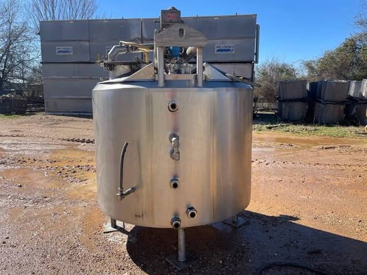 300 gallon Waukesha Cherry Burrell, Process Mixing Agitator Tank, 300 GPM, 100 psi, 1997 - Image 10