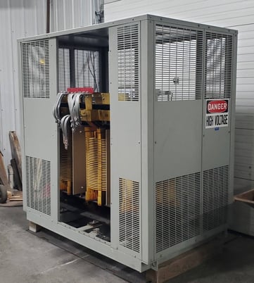 750 KVA 12470 Delta Primary, 480Y/277 Secondary, EB National Industries, sub style dry transformer - Image 3