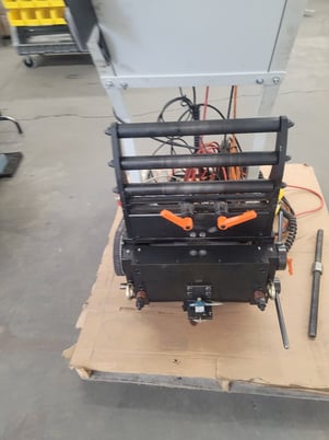 11.8" x 0.08" PA Industries #SRF-300, press servo feed, 3.55" roll diameter, jog pendant, 2017 - Image 1