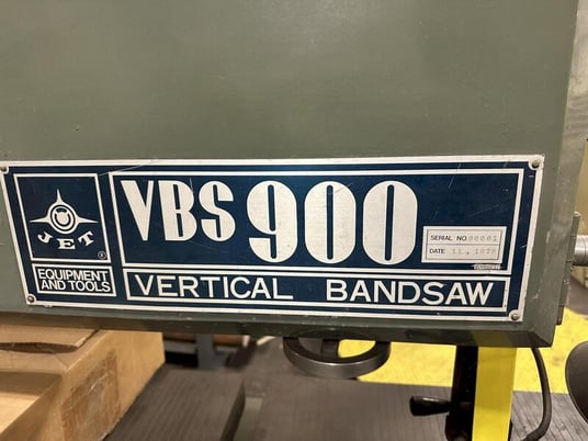 9" x 36" Jet #VBS-900, vertical bandsaw - Image 5