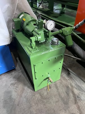 27.5" x 120" Lehmann #2516, hollow spindle engine lathe, 4-jaw front & rear chuck, 12" hole - Image 6