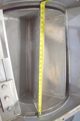 Stainless Steel rotating valve feeder, 30 x 25, 27" x 27" inlet - Image 8