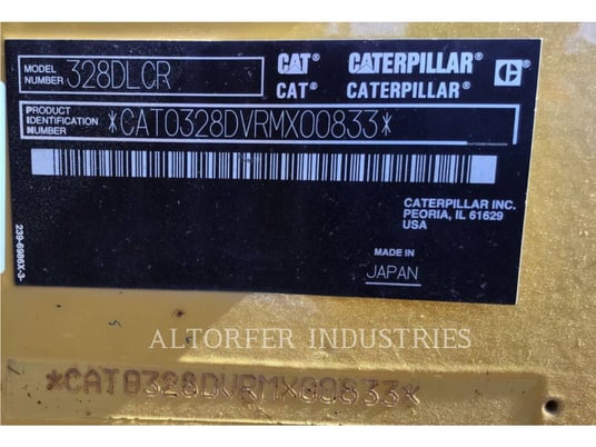Caterpillar 328DL CR, Crawler Excavator, 5620 hours, S/N: RMX00833, 2014 - Image 6