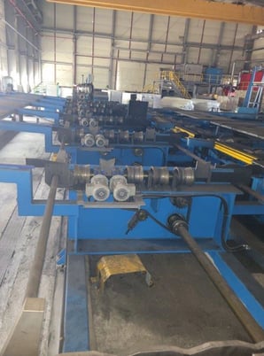 Seojin ERW tube mill, 165mm x 6mm, L to R, 20-60 MPM, forming mill, welding section, 2018 - Image 2