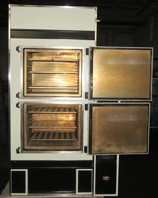 25" width x 20" H x 20" L Blue M #STK-05-G-MP750, dual chamber cabinet oven, electric, 662°F - Image 7