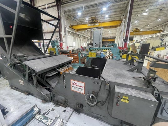 20000 lb. Coe Press Equipment #CPCC-20072, coil cradle straightener, 72" width,.200" thick, 60" outside - Image 3