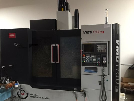 SMTCL #V1100B, CNC vertical machining center, 4th Axis, 12000 RPM, thru spindle coolant, Fanuc Control, Chip - Image 5