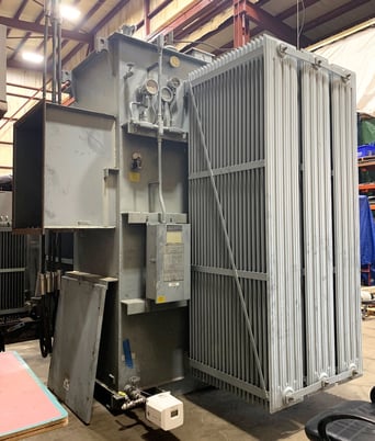11200/14933 KVA 13800 Primary, 4160Y/2400 Secondary, Transelectrix, oil filled station class transformer - Image 3