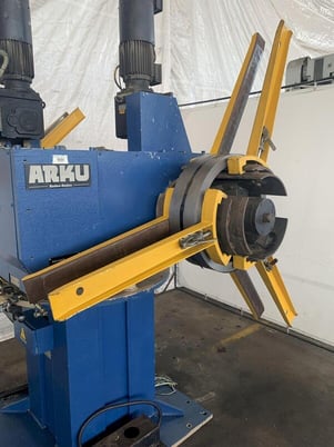 8000 lb. Arku #AH3000/2/350/FU-4Q, double end power coil reel/uncoiler, 12" width, 60" outside dimensions - Image 3
