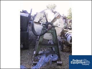 3' x 8' Paul O. Abbe, Ball Mill, Carbon Steel, Jacketed, internal lifter bars, jacket rated 14 psi with - Image 2