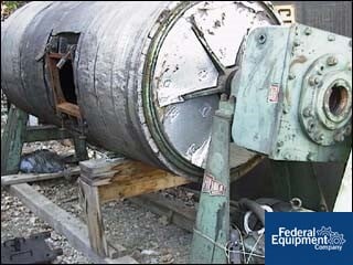 3' x 8' Paul O. Abbe, Ball Mill, Carbon Steel, Jacketed, internal lifter bars, jacket rated 14 psi with - Image 3