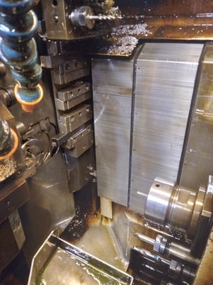 Tsugami #BS26-III, CNC Swiss automatic screw machine w/LNS bar feeder, Fanuc 18iTB, 2006 - Image 6
