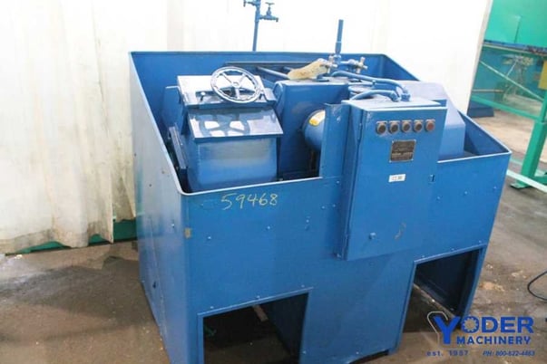 Esbec #ST24C, 12" x 24" tumbler, octagon barrel, 10" x10" door opening, 1-1/2 HP, #59468 - Image 2