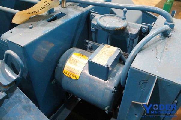 Esbec #ST24C, 12" x 24" tumbler, octagon barrel, 10" x10" door opening, 1-1/2 HP, #59468 - Image 5