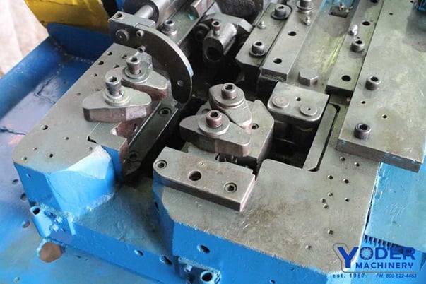 Roberts, single stroke end forming press, clamp slide, 2" clamp stroke, 3 HP, #55409 - Image 4