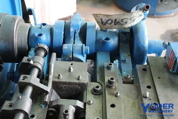 Roberts, single stroke end forming press, clamp slide, 2" clamp stroke, 3 HP, #55409 - Image 6