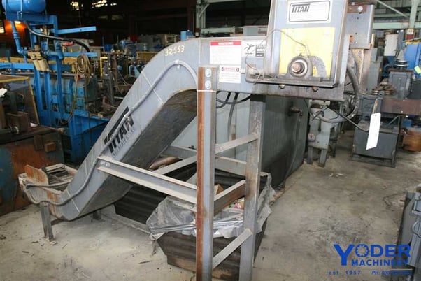 5/8" Nutap #M-16, forming & trimming line, motorized wire decoiler, nut press, 30 HP, #16930 - Image 7