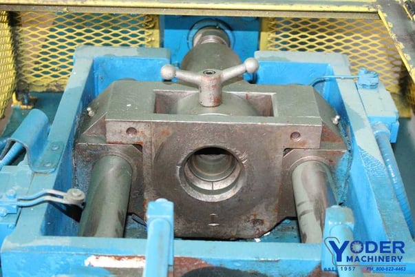 Roberts #100, push pointer, 3" cap., 4 station rotary clamp blocks, 20 HP, #54535 - Image 7