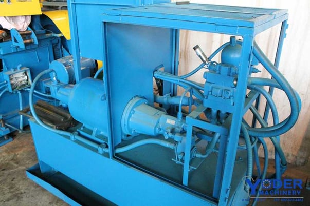 Roberts #100, push pointer, 3" cap., 4 station rotary clamp blocks, 20 HP, #54535 - Image 9