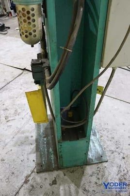 15 Ton, Pressotechnik #PC-15, hydraulic C-frame press, 3.9" stroke, 9" throat, 17" x16" bed, 1992, #59608 - Image 8