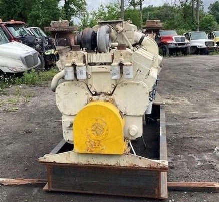 1250 HP Cummins #KTA50, Engine Assembly, marine, with air starter, run tested - Image 2