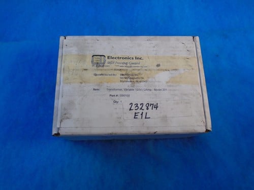 26 VA, Electronics Inc. 090100, electronics inc, 120 Volts 2 amps 1 yr warranty - Image 1